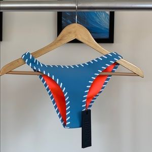 Triangl blue bikini bottom